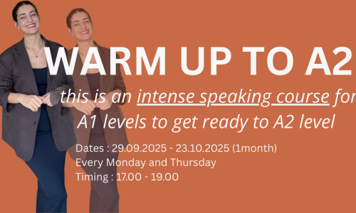 SPEAKING COURSE – WARM UP TO A2